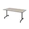 Kobe Rectangle Training Table, 66" W, 29" H, Laminate Top, Maple MKTRCC6630PL - alternate 1